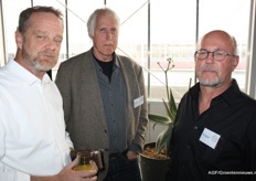 Frans van Dun, Theo Droog en Rutger Polder van Hortus Alkmaar