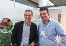 Arjen van Dijk and Martijn Riewald of NPI Water Storage Solutions.