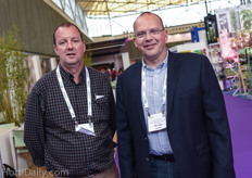 Another few Dutch expats visiting the show; Arie Alblas of Roelands Plant Farms in Ontario and Greenhouse consultant and Marco de Bruin from Minnesota.