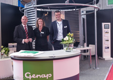 Bas Fortuin, Myriam van Elten and Richard Vermeer of Genap Water Storage.