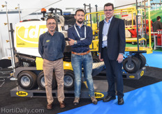 Angel Barranco of IDM together with Merijn Kuiper and Carl van Loon of PowerPlants Australia.