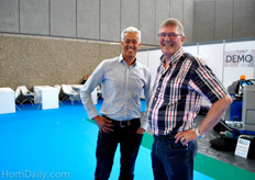 The men of the Steetec-team: Hans van Steekelenburg (Steetec) en Willem Kleijn