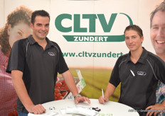 Erwin Dekkers en Twan van den Brand van CLTV Zundert.