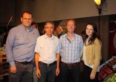 Een delegatie van Valstar uit Nederland. V.l.n.r.: Camiel Bugter, Henny van de Wetering, Norman van Domburg en Ildi van Wingerden.