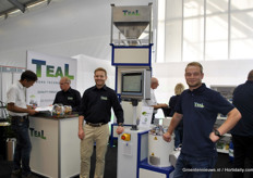 Hendrik Muller en Konstatin Muller, het Duitse team van TEAL Agro Technologies. De joint-venture is een relatief nieuwe speler op de markt van coatingtechnieken en zaadbehandelingen.