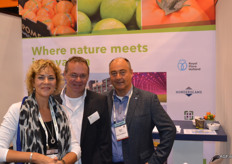 Angelique Koolschijn (Westland Marketing) Herwi Rijsdijk (ABC Westalnd) en Marc van Floraholland