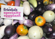 De aubergines van Purple Pride zitten in het specialties assortiment van Frieda's