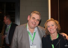 Gerard Wolf van Global Fresh Trade met Primeur-redacteur Colinda van Hemert-Smits