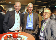 Werner Kastelein en Hans Knipping (RPO) met Robert Greeve (Anaco Greeve)