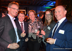 Dick Oosthoek, Sjaak van der Tak, Dianne Duijens, Christine Strijbis en Michel Pieters