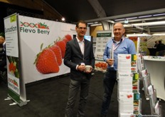 Marcel en Marcel. Links Marcel Suiker van Flevoberry en rechts Marcel Dings van Brookberries.