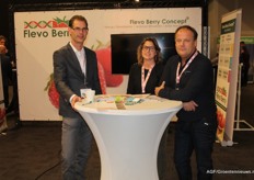 Marcel Suiker, Maaike Moerman en Jos Goossens van Flevo Berry