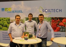 Jeroen van Lanen, Thomas Gillis en Martijn van Vijfeijken van Soiltech / van Iersel compost