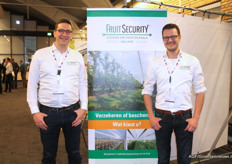 Gerben van Veldhuizen en Teus de Jong van FruitSecurity