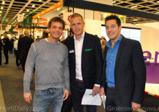 Philip van Antwerpen (Agro Care), Barry de Jong (Red Star) en Twan Koornstra (Koornstra & Co)