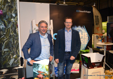 Michel Klaverdijk en Martijn de Haan van Smurfit Kappa Groep