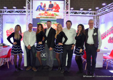 Het team van Axia Vegetable Seeds was niet te missen op de beurs