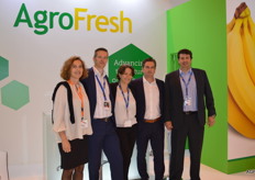 Eve Dupille, Andre Vink, Ana Durian Rivas, Ivan van Dessel, Jorge Luis Garcia van Gein van AgroFresh en SmartFresh. AgroFresh is leverancier van RipeLock voor het rijpen van bananen. Met behulp van RipeLock wordt de houdbaarheid van bananen verlengd. SmartFresh vertraagt net als bij appel de rijping van de vruchten. Dit resulteert in een langer uitstalleven van hardfruit en langduriger behoud van kwaliteit tijdens de bewaring.