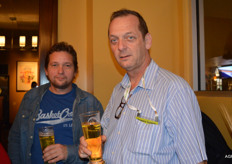 Patrick van Nieuwkerk en Marcel Zuidgeest van Zuidkoop, de standbouwers van het Holland Paviljoen.