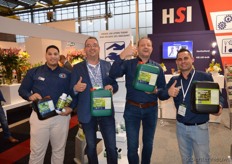 Randor Cena, Richard Heemskerk, Nico van der Spek and Mario Taal of HSI.