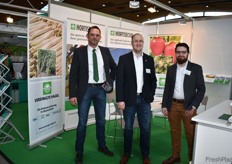 Het team van de Duitse Hagelversicherung, ook wel HortiSecur: Hartmunt Schwerdtler, David Mittendorf en Konstantin Lang