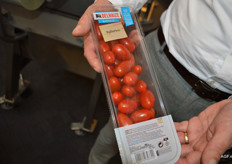 met nieuw meegenomen de nieuwste tomatenverpakking van Delhaize.