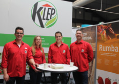 Team Klep met Corné Klep, Steffie Geerts, Jan Koevoets, Glenn Laurijsse.