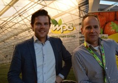 Pieter Jan Lourens accountmanager bij West Plant Group en Twan Goertz van Driscolls