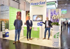 The Roam Technology team: Jef van Gorp, Tom Vermeulen & Simon Eyers, presenting several efficient and sustainable disinfection solutions