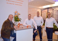 Thiark Sietzema (Cultilène)visited the booth of Gakon. Olaf Mos, Arjan van der Meer and Philip van der Haas.