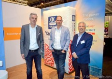 Tom de Haas (Yara), Ramon Verdel (Royal Brinkman) en Guide Wieringa (Yara)