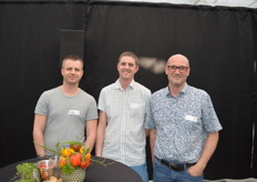 Ivan van Bortel (Grobar), Bart Ceulemans (Grobar) en Raf Heylen (BelOrta)