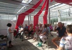 Veel belangstelling voor de workshop over zeewier door Anne Adams van By Anne