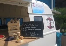 Ook bij de Foodtruck van Rob&Bob konden bezoekers gezonde hapjes kopen