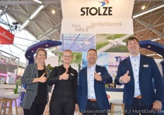 Michelle van der Meer, Maaike Rovers, Carel van Ruyven and Jelle Boeters of Stolze