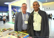 Horticultural experts Ron van der Gaarden & Subash Ganpat, Ganpat Consultancy