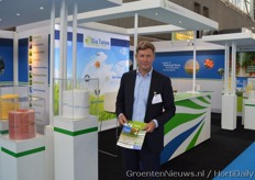 Joris van Calcar of Lankhorst Yarns could tell visitors at the fair that Wageningen University has scientifically proven that his Bio Twine is for 99% disappeared after 6 weeks of composting.