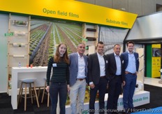 Oerlemans Plastics is ready for biodegradability: Claudia Hanegraaf, Hans van Dongen, Henri van Hemert, Joan Hanegraaf and Piet van den Oord.