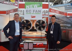 Hans Koornneef and Jari van Dijk from Holland Heater.