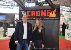 Rob van Leeuwen and Nathalie Fasé (F & H Crone) supply the entire heating package from A to Z.