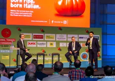 Stefan Landolfi en Eralfo Fogliati van het Italiaanse bedrijf Fogliati spraken over de lancering van Nama, hun premium tomaat