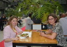 Brenda van Diejen (Bayer Vegetable Seeds) en Karin Gorree (Normec Foodcare)