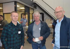 Gerrit van Giessen (Delphy), Jaco den Bakker (WUR) en Jan Hanemaayer (Blue Radix)