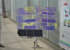 Deze panelen van Voltiris wekken duurzame zonnestroom op in kassen, zonder lichtverlies voor het gewas.