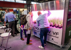 Koen Vangorp is nog druk bezig met het tonen van de Coolgrow oplossing