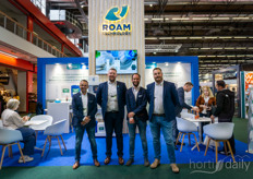 Het team van Roam Technology: Jelle van den Borne, Evgeny Serdega, Bram Roosen en Jef van Gorp