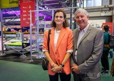 Suzanne Pruit en Brian Sullivan van Indoor Agcon, het Noord-Amerikaanse evenement voor de indoor teelt