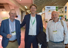 John van der Knaap, Joep van den Bosch (Ridder) en Michiel van Spronsen (Glascom)