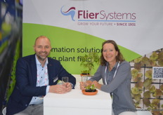 Ad Kranendonk (Flier Systems) en Ines van Marrewijk (Ceres Recruitment)