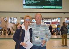 Annet Breure (HortiDaily) en Wim van Wingerden (Projoules)